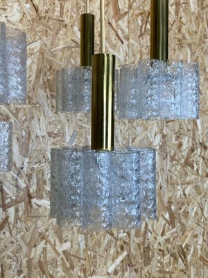 Brass and Glass Cascading Lamp, 1970s-EJL-1062948