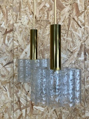 Brass and Glass Cascading Lamp, 1970s-EJL-1062948