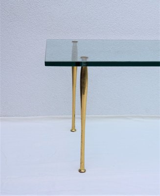 Brass and Glass Coffee Table by Pietro Chiesa for Fontana Arte, 1950s-VA-883728