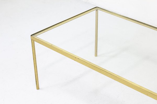 Brass and Glass Coffee Table from Bergboms-KO-1020526