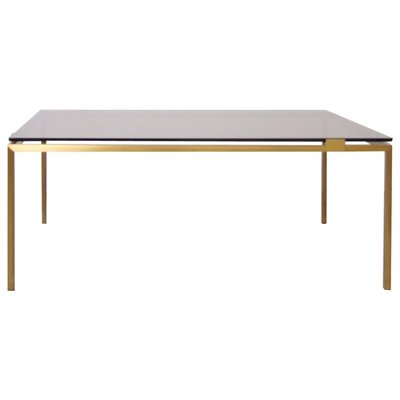 Brass and Glass Coffee Table in the Style of Maison Jansen, 1970s-VLZ-632107