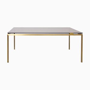 Brass and Glass Coffee Table in the Style of Maison Jansen, 1970s-VLZ-632107