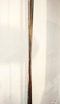 Brass and Glass Floor Lamp by Angelo Brotto for Esperia Italia, 1960s-VCV-1003639