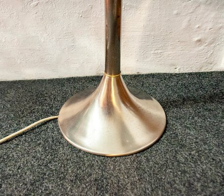 Brass and Glass Floor Lamp by Angelo Brotto for Esperia Italia, 1960s-VCV-1003639