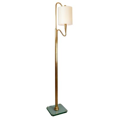 Brass and Glass Floor Lamp, Italy-FGA-923461