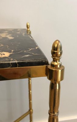 Brass and Marble Side Table from Maison Baguès-BA-1365407