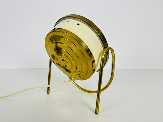 Brass and Metal Table Mirror, Italy, 1960s-PUK-1406763