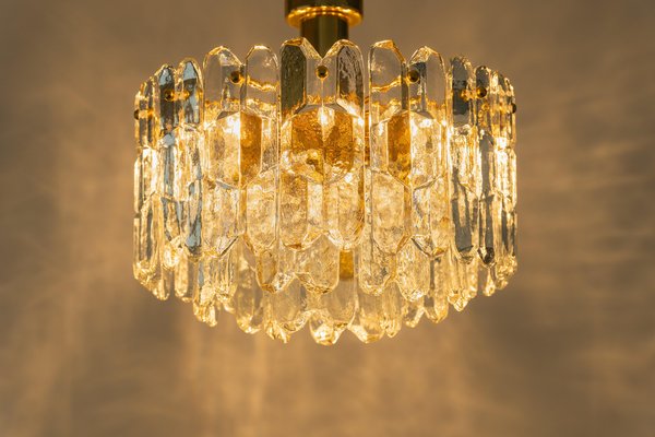 Brass and Murano Glass Light Fixture Palazzo from Kalmar, Austria, 1970s-UGR-1085355