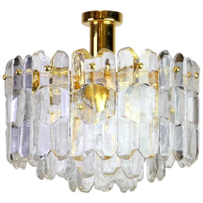 Brass and Murano Glass Light Fixture Palazzo from Kalmar, Austria, 1970s-UGR-1085852