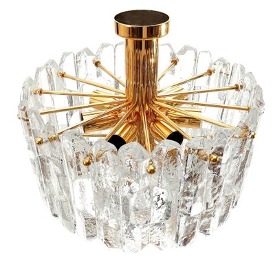 Brass and Murano Glass Light Fixture Palazzo from Kalmar, Austria, 1970s-UGR-1085941