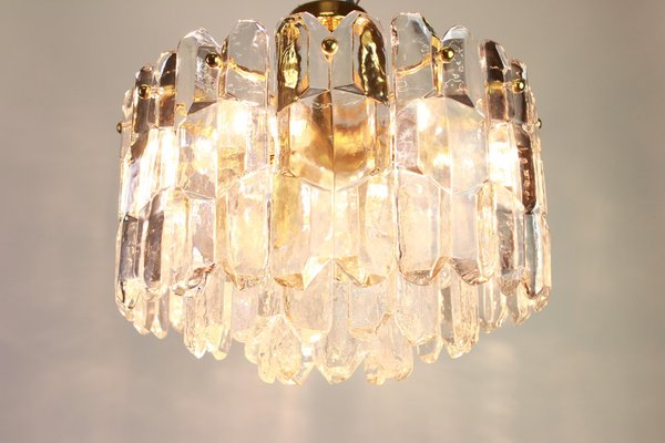 Brass and Murano Glass Light Fixture Palazzo from Kalmar, Austria, 1970s-UGR-1085941