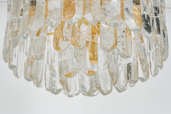 Brass and Murano Glass Light Fixture Palazzo from Kalmar, Austria, 1970s-UGR-1085355