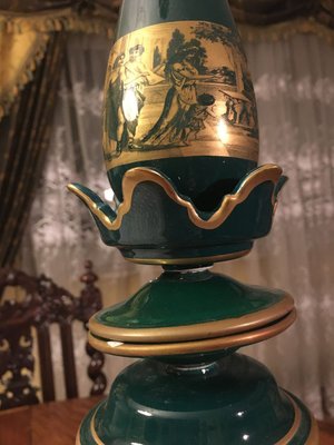 Brass and Porcelain Table Lamp, 1980s-WQQ-771693