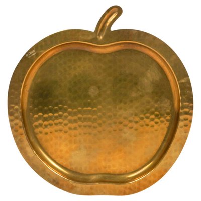 Brass Apple-Shaped Centerpiece attributed to Renzo Cassetti, Italy, 1960s-LYQ-1649715