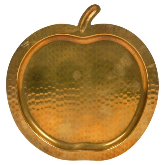 Brass Apple-Shaped Centerpiece attributed to Renzo Cassetti, Italy, 1960s