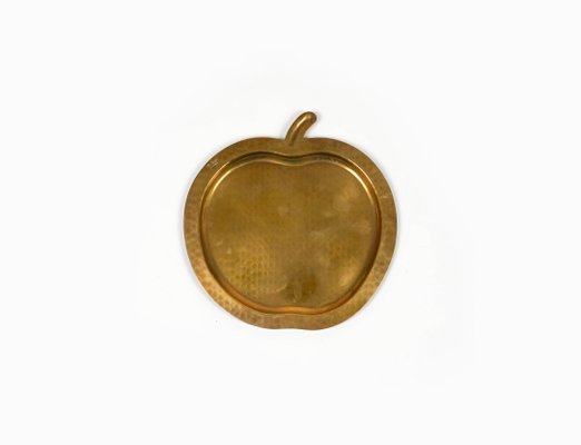 Brass Apple-Shaped Centerpiece attributed to Renzo Cassetti, Italy, 1960s-LYQ-1649715