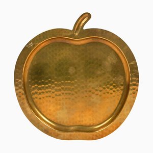 Brass Apple-Shaped Centerpiece attributed to Renzo Cassetti, Italy, 1960s-LYQ-1649715