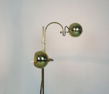 Brass Arc Floor Lamp from Gepo, 1960s-SN-843228