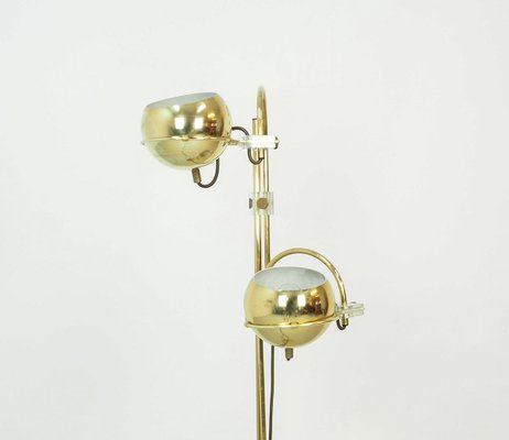 Brass Arc Floor Lamp from Gepo, 1960s-SN-843228