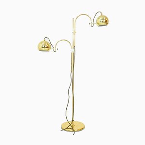 Brass Arc Floor Lamp from Gepo, 1960s-SN-843228