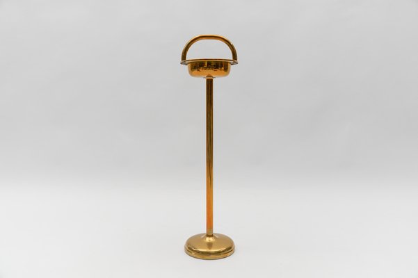 Brass Ashtray Stand in the style of Carl Auböck, 1950s-KQB-1765246