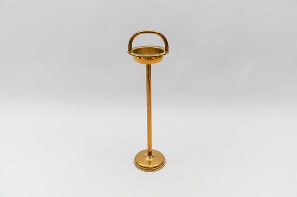 Brass Ashtray Stand in the style of Carl Auböck, 1950s-KQB-1765037