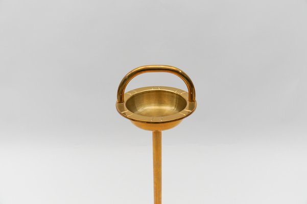 Brass Ashtray Stand in the style of Carl Auböck, 1950s-KQB-1765246