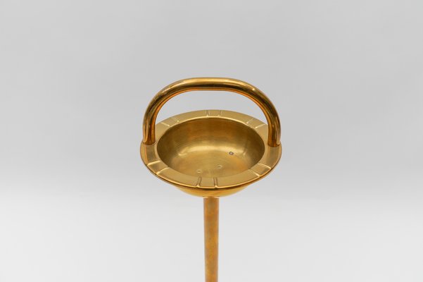 Brass Ashtray Stand in the style of Carl Auböck, 1950s-KQB-1765037