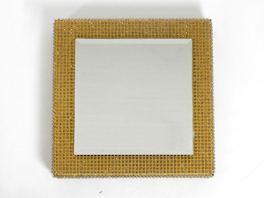 Brass Backlit Wall Mirror from Palwa, 1960s-RR-853317