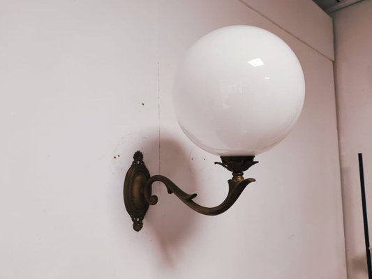 Brass Ball Sconce-QLH-912349