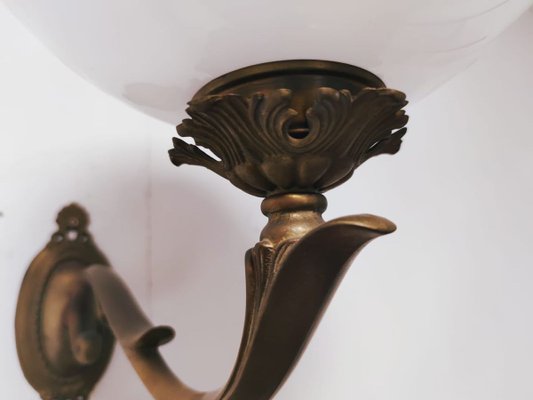 Brass Ball Sconce-QLH-912349