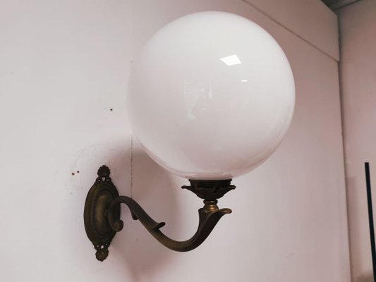 Brass Ball Sconce-QLH-912349