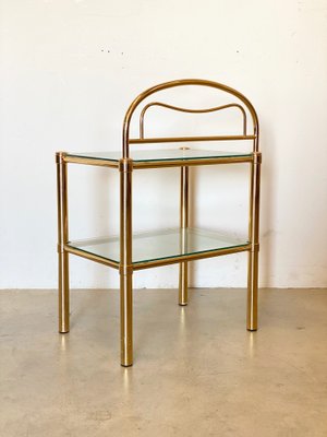 Brass Bedside Tables, 1980s, Set of 2-NPC-1180534