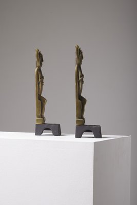 Brass Bookends by Anton Prinner, Set of 2-QAC-2033775