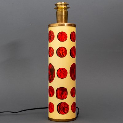 Brass Cammei Table Lamp by Piero Fornasetti, 1950s-MAX-589177