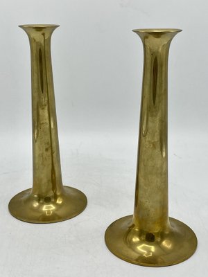 Brass Candle Holders by Hans Bolling for Torben Orskov, Denmark, 1960s, Set of 2-XXA-1150899