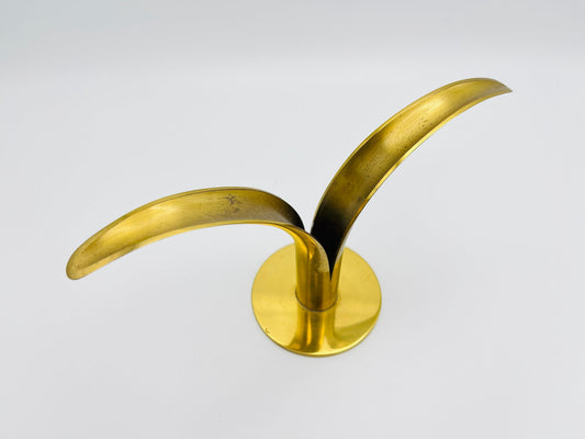 Brass Candleholder by Ivar Ahlenius Bjork for Ystad Metall, Sweden