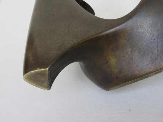 Brass Candleholder by Klaus Ullrich for Faber & Schumacher, 1950s-EY-1725672