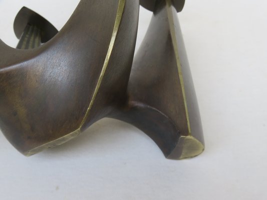 Brass Candleholder by Klaus Ullrich for Faber & Schumacher, 1950s-EY-1725672