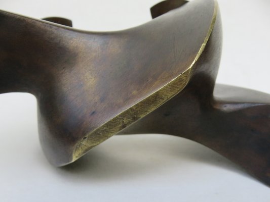 Brass Candleholder by Klaus Ullrich for Faber & Schumacher, 1950s-EY-1725672