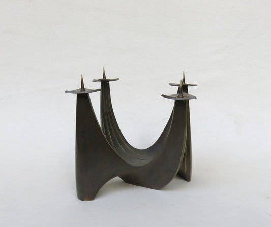 Brass Candleholder by Klaus Ullrich for Faber & Schumacher, 1950s