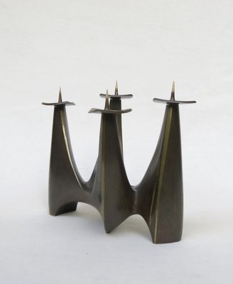 Brass Candleholder by Klaus Ullrich for Faber & Schumacher, 1950s-EY-1725672