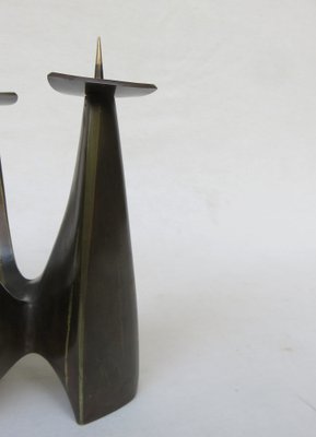 Brass Candleholder by Klaus Ullrich for Faber & Schumacher, 1950s-EY-1725672