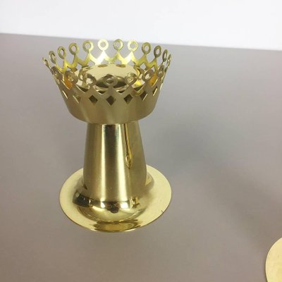 Brass Candleholder from Hans-Agne Jakobsson AB, Sweden, 1960s, Set of 2-QZ-1155439