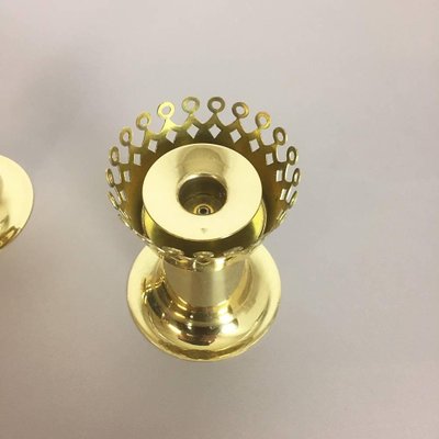 Brass Candleholder from Hans-Agne Jakobsson AB, Sweden, 1960s, Set of 2-QZ-1155439