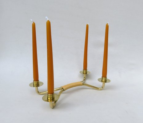 Brass Candlestick, Austria, 1950s-EY-1195920