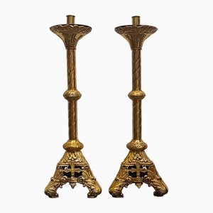 Brass Candlesticks, Set of 2-RPW-1799587