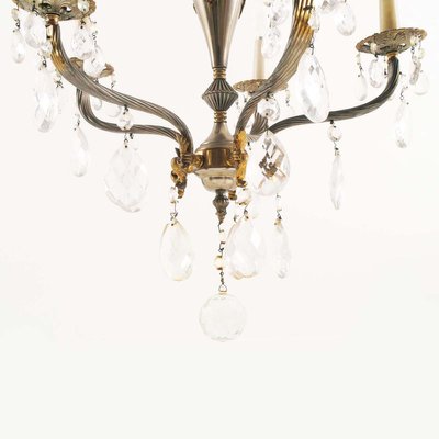 Brass Ceiling Lamp, 1920s-NJV-883701