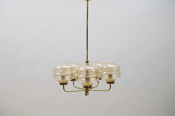 Brass Ceiling Lamp, 1960s-KQB-550138