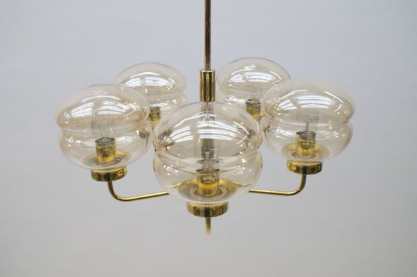 Brass Ceiling Lamp, 1960s-KQB-550138